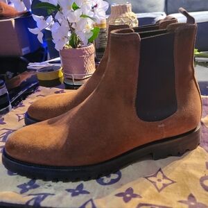 Brunello Cucinelli Suede Chelsea Boots